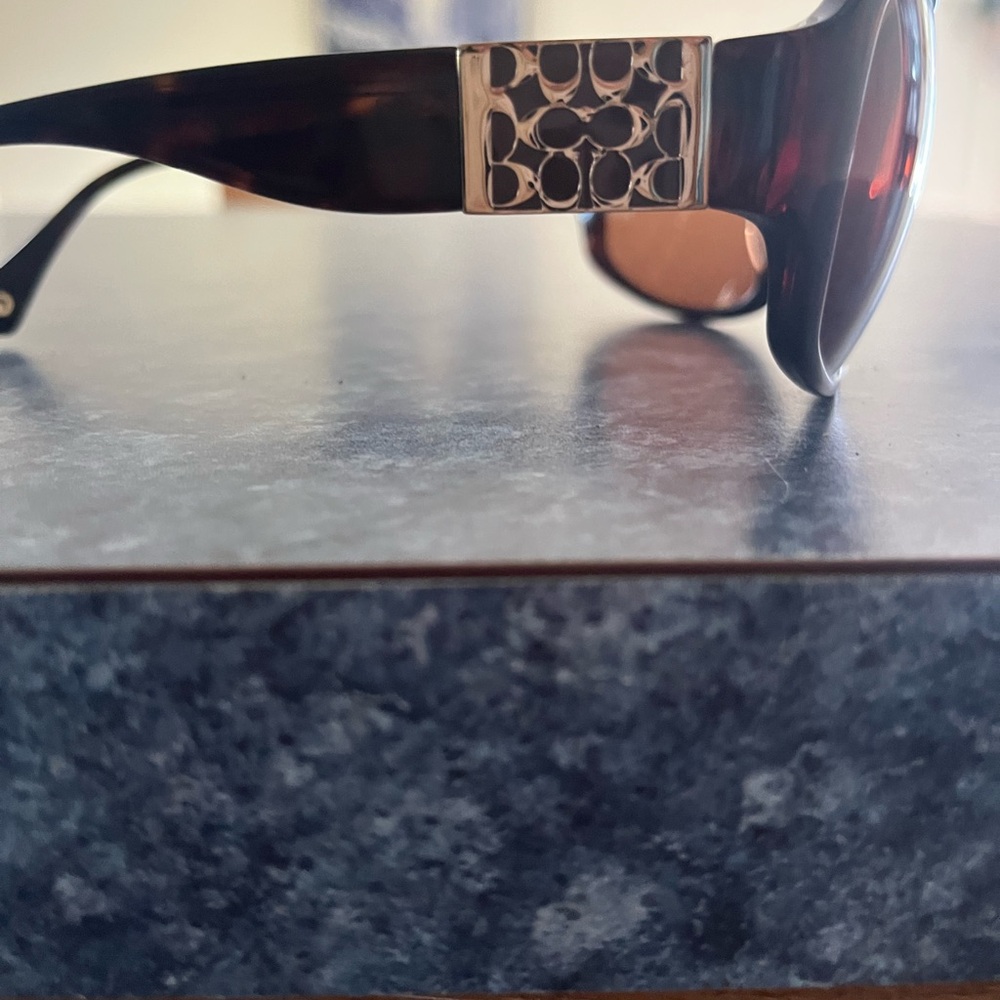 Coach Tortoise Shell Sunglasses - Picture 2 of 3